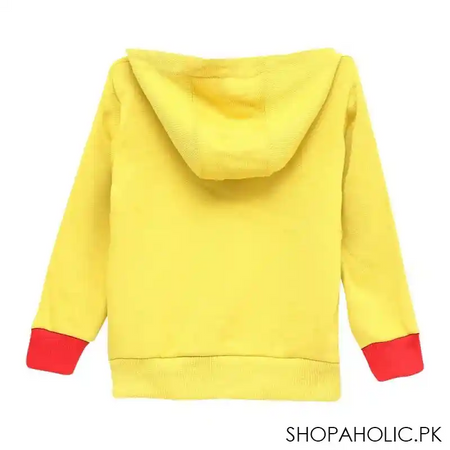the nest happy season long sleeve hoodie kangro pocket jacket, mango mint image2