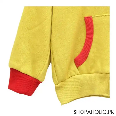 the nest happy season long sleeve hoodie kangro pocket jacket, mango mint image3
