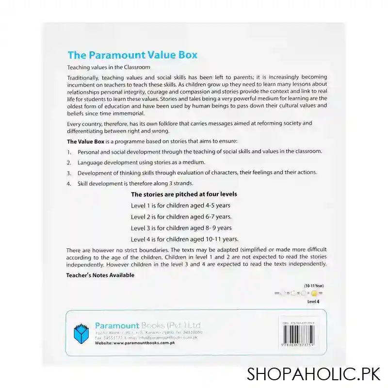 The Paramount Value Box Level-4: Tell Us Mr. Wolf.. The Other Side Of The Story Book - Image 2