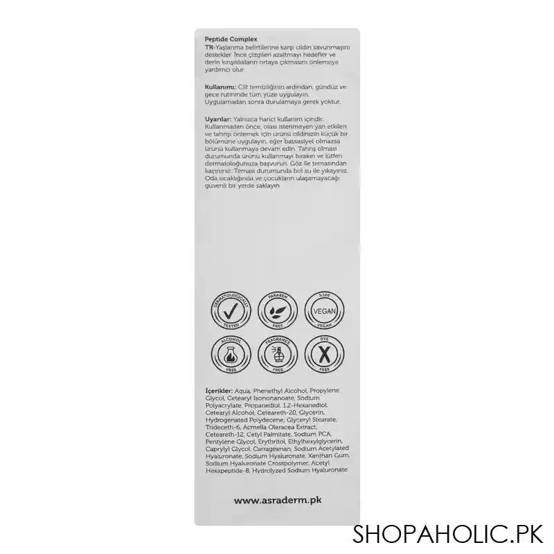 The Purest Solutions Peptide Complex Serum, Vegan, Free From Paraben, Alcohol, Fragrance and Dyes, 30ml - Image 4