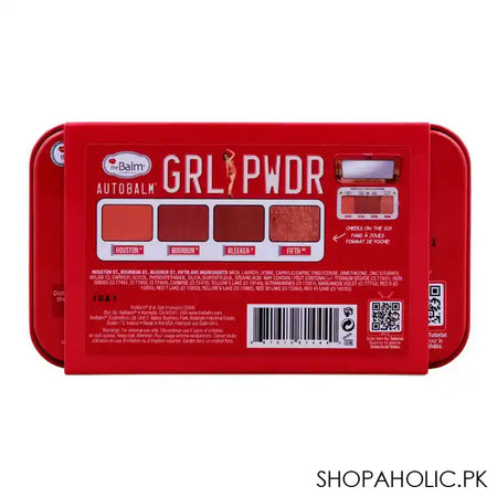 theBalm Autobalm Grl Pwdr, Cheek Palette, 8.0g - Image 4