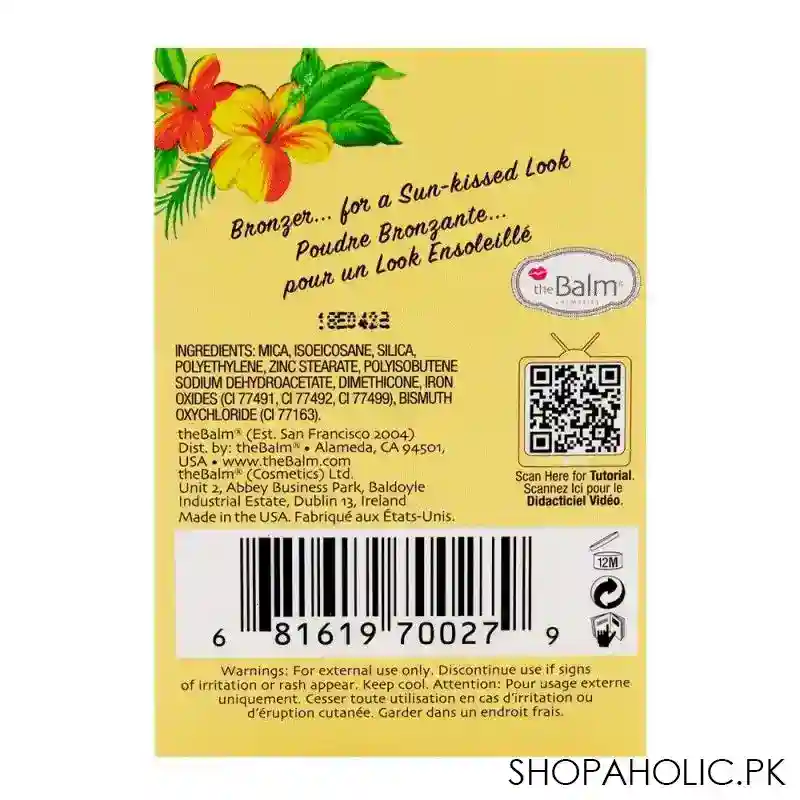 thebalm bahama mama bronzer powder bronzante 7.08g image3