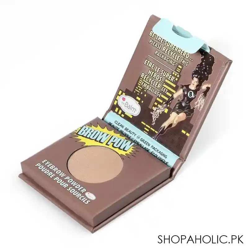 thebalm brow pow eyebrow powder, 1.2g, light brown main image