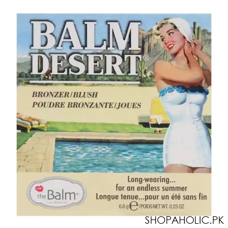 thebalm dessert bronzer/blush cheek color 6.39gm main image