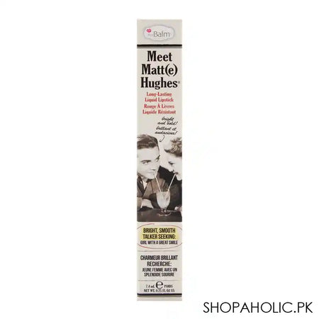 theBalm Meet Matt(e) Hughes Liquid Lipstick 7.4ml Adoring - Image 2