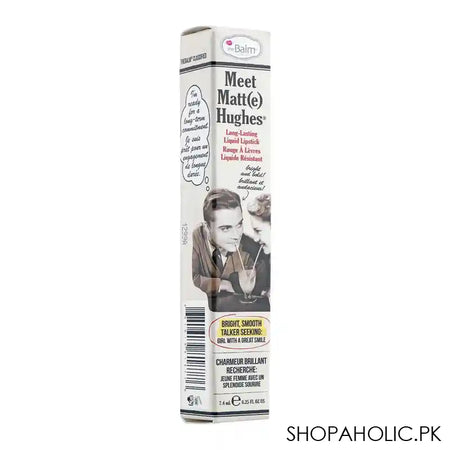 theBalm Meet Matt(e) Hughes Liquid Lipstick, Humble, 7.4ml - Image 3