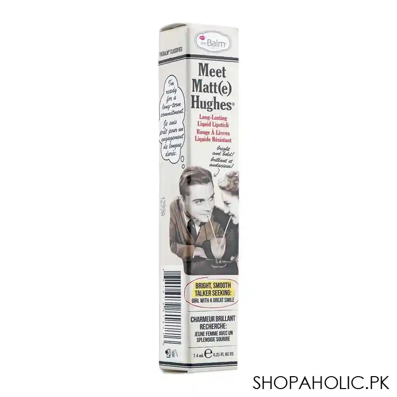 theBalm Meet Matt(e) Hughes Liquid Lipstick, Patient, 7.4ml - Image 2