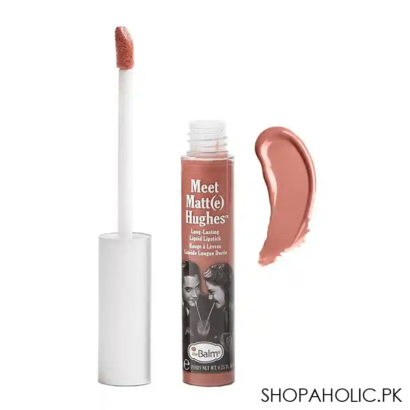 theBalm Meet Matt(e) Hughes Liquid Lipstick, Patient, 7.4ml - Main Image