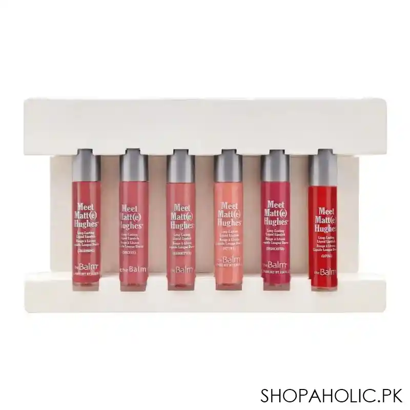 thebalm meet matt(e) hughes 6 mini rouge liquid lipstick, 7.2ml, volume 1 image2