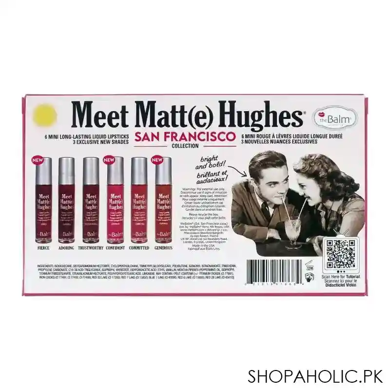 thebalm meet matt(e) hughes 6 mini rouge liquid lipstick, san francisco collection image2