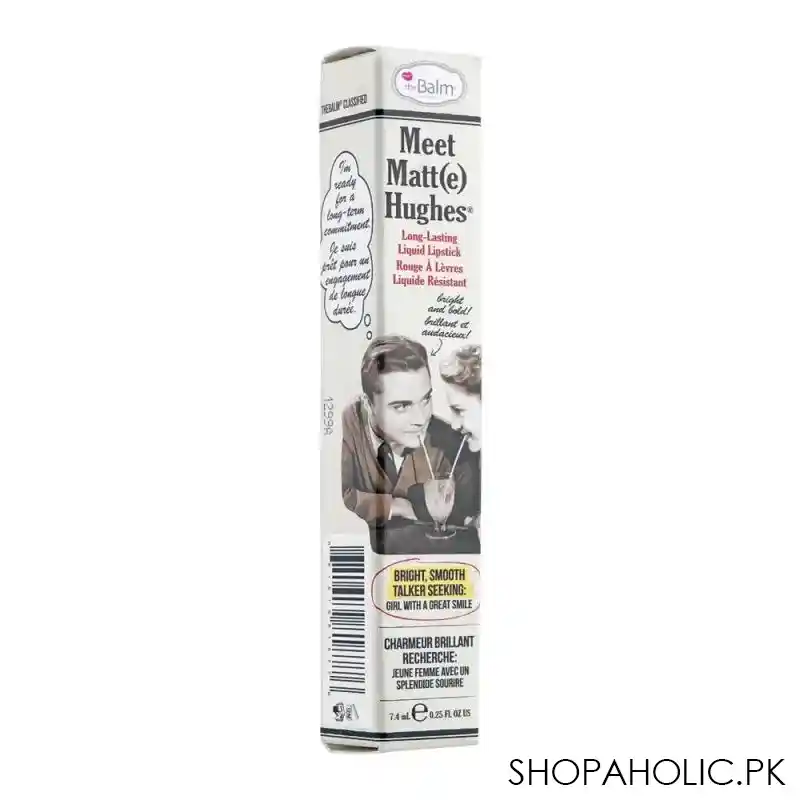 thebalm meet matt(e) hughes liquid lipstick, confident, 7.4ml image2