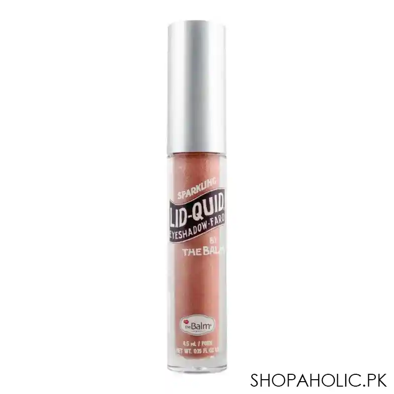 thebalm sparkling liquid eyeshadow, bellini image2