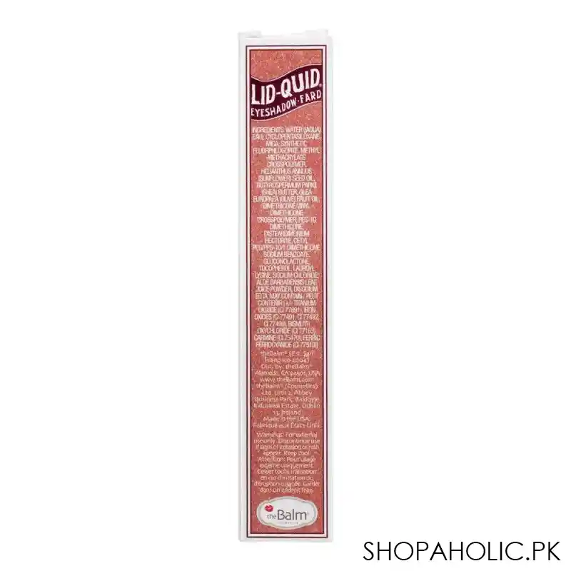 thebalm sparkling liquid eyeshadow, bellini image4