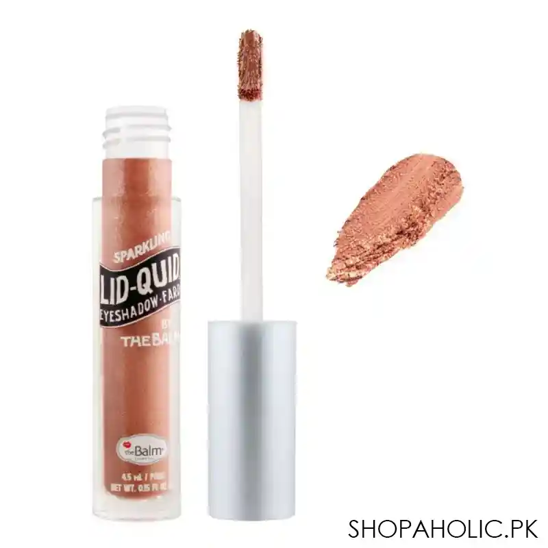 thebalm sparkling liquid eyeshadow, bellini main image
