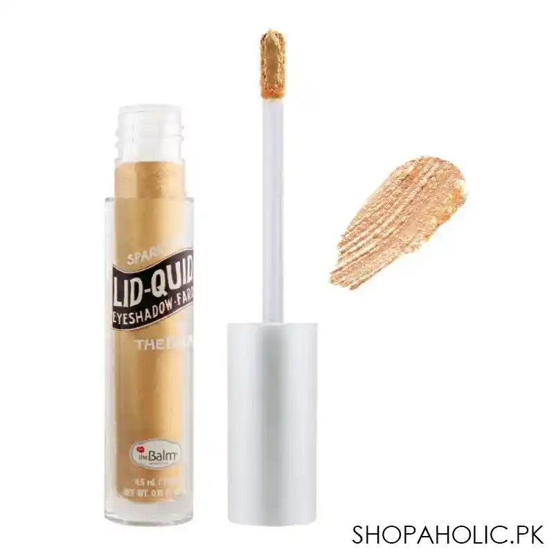 thebalm sparkling liquid eyeshadow, champagne main image