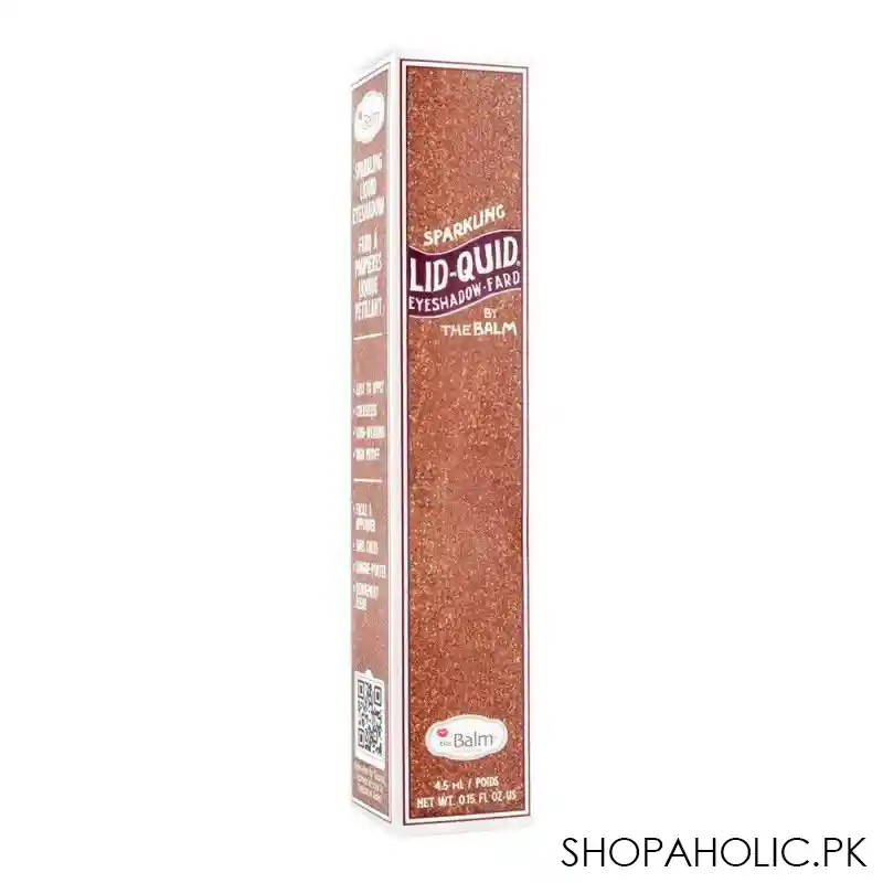 thebalm sparkling liquid eyeshadow, irish coffee image3
