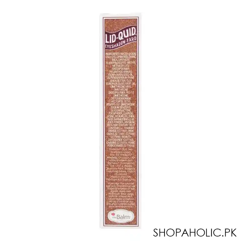thebalm sparkling liquid eyeshadow, irish coffee image4
