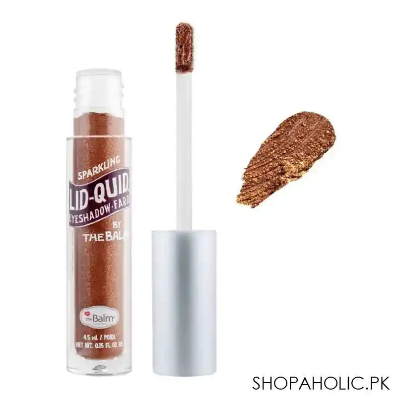 thebalm sparkling liquid eyeshadow, irish coffee main image