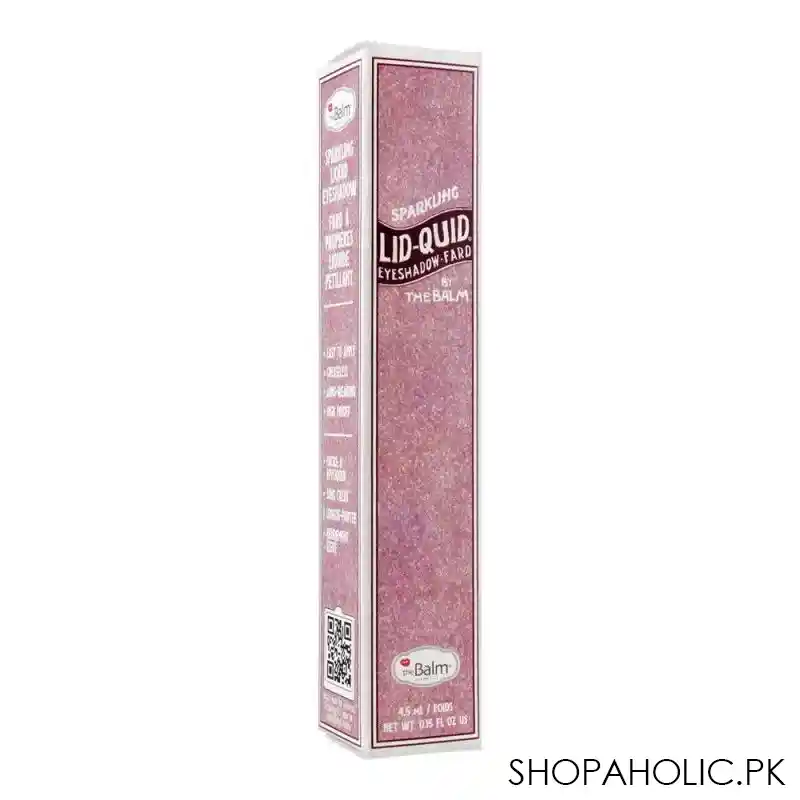 thebalm sparkling liquid eyeshadow, lavender mimosa image3