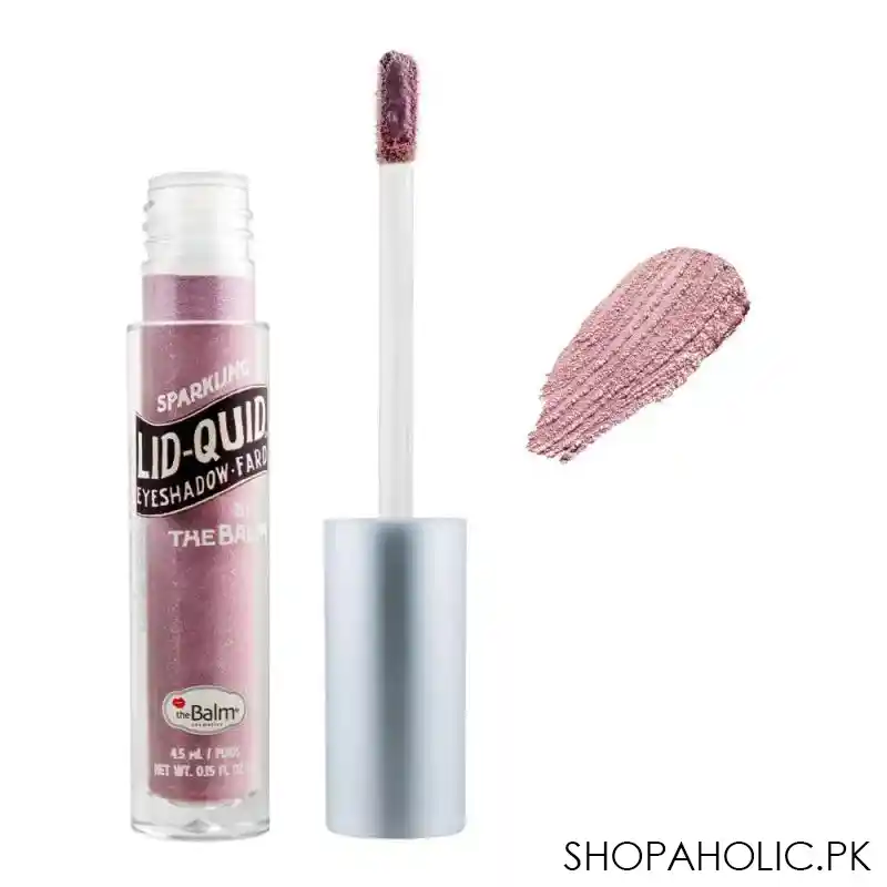 thebalm sparkling liquid eyeshadow, lavender mimosa main image