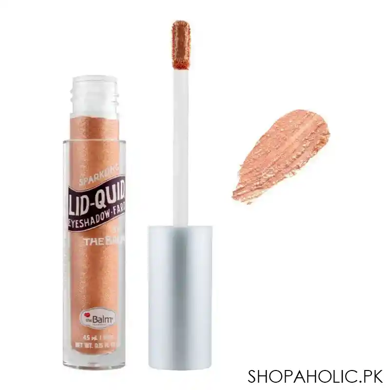 thebalm sparkling liquid eyeshadow, rose main image