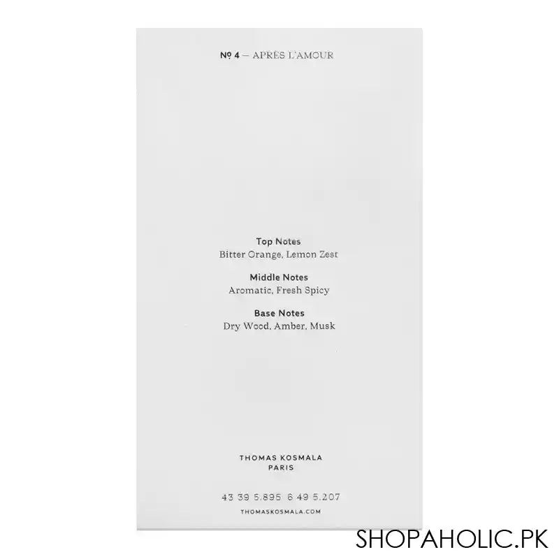 Thomas Kosmala No.4 Apres L'amour, Eau de Parfum, For Men & Women, 100ml - Image 5