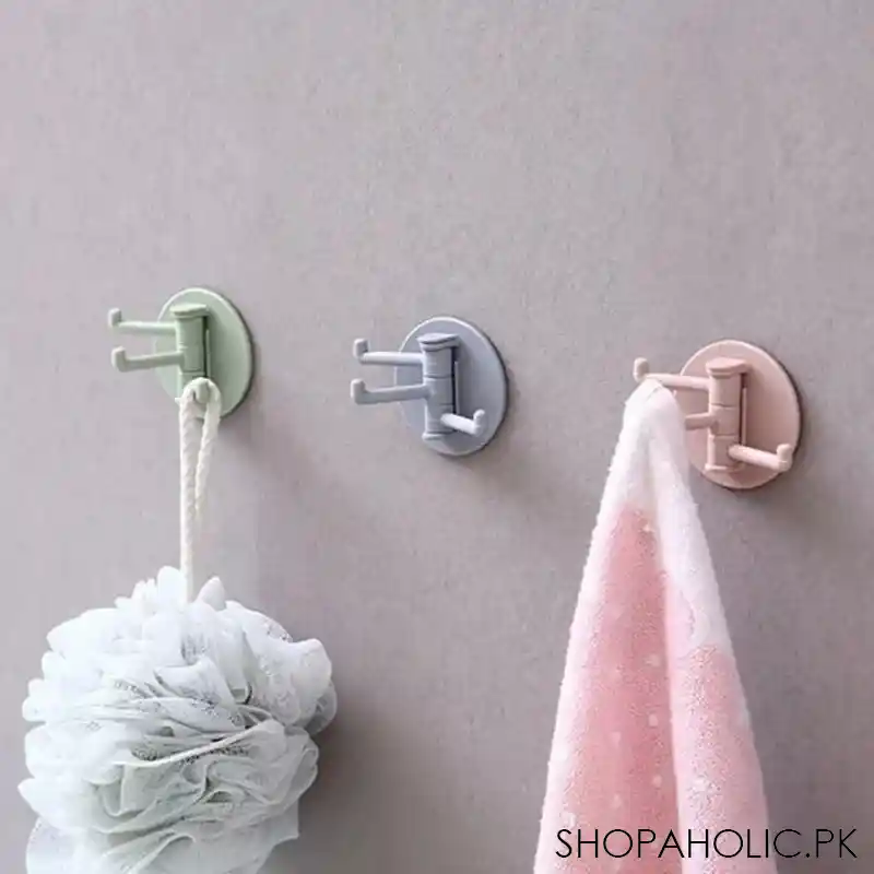 three branch rotating seamless adhesive hook image4