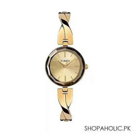 timex dress faceted crystal 26mm women's watch, tw2t49600 main image