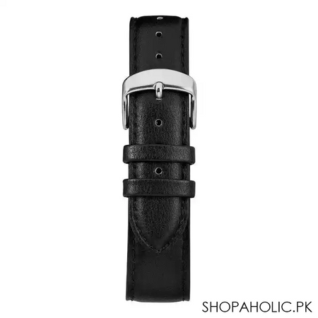 timex men's classics 43mm black leather strap watch, tw2r85300 image4