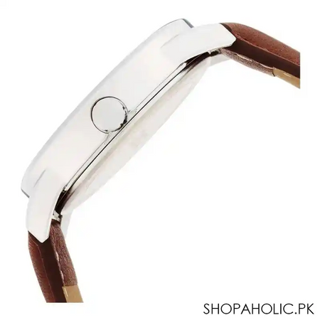 timex men's easy reader brown leather quartz fashion watch   tw2p75900 image2