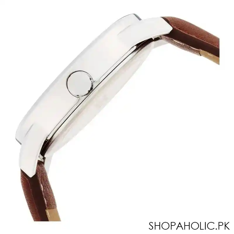 timex men's easy reader brown leather quartz fashion watch   tw2p75900 image2