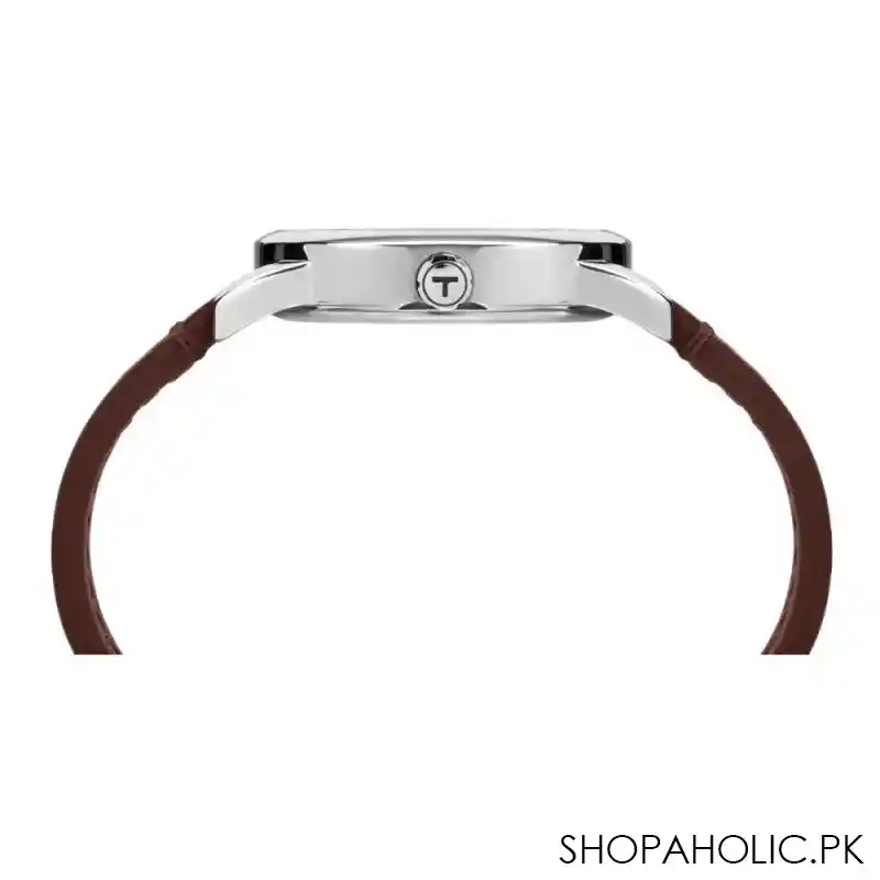 timex men's easy reader leather strap watch, brown   tw2r36000 image2
