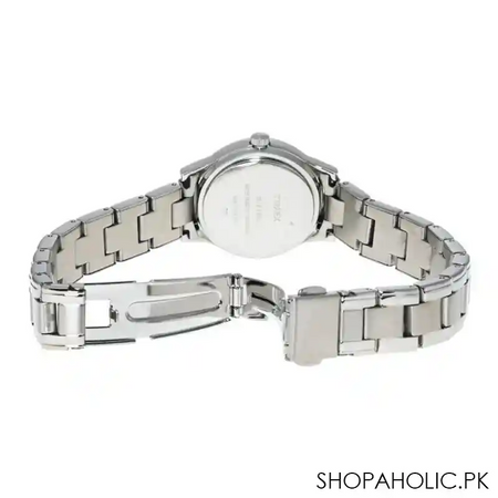 timex men's highland street, silver tone stainless steel bracelet watch   t2n437 image2