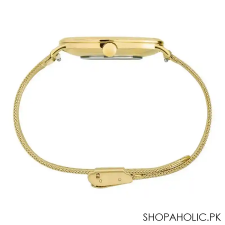 timex women's city collection stainless steel watch, golden, tw2u67100 image2