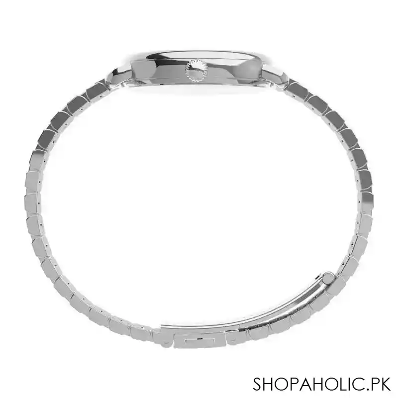 timex women's standard demi 32mm stainless steel bracelet watch, silver, tw2u60300 image2