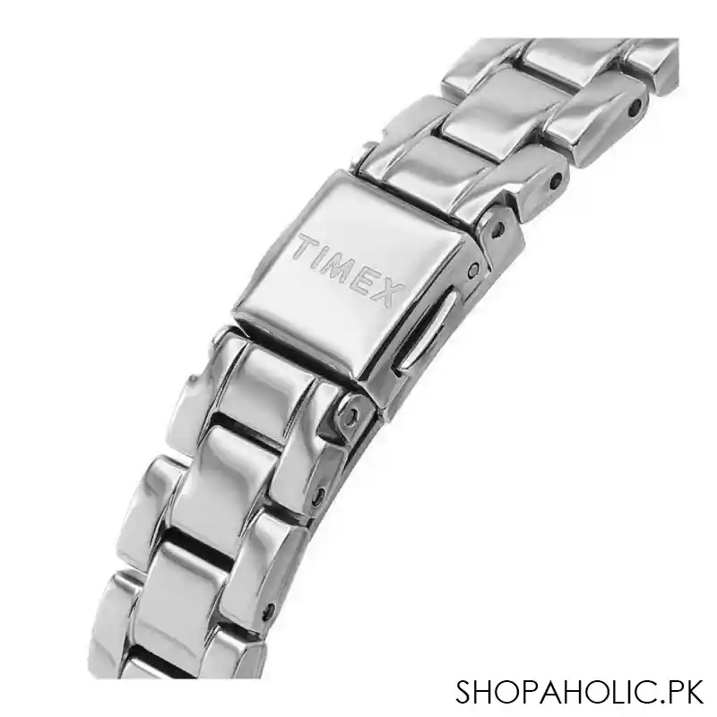 timex women's standard demi 32mm stainless steel bracelet watch, silver, tw2u60300 image5