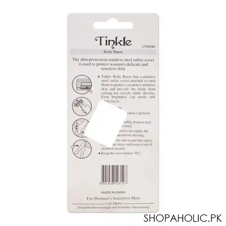 tinkle women body razor, 2 pack image2