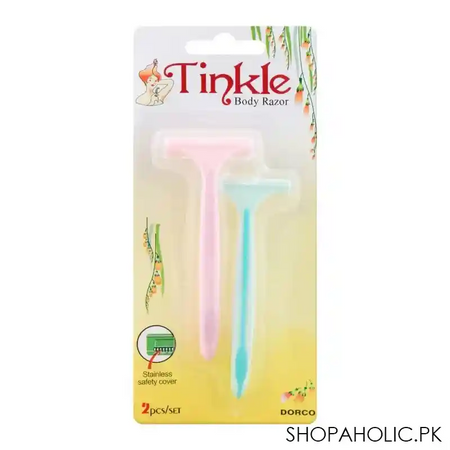 tinkle women body razor, 2 pack main image