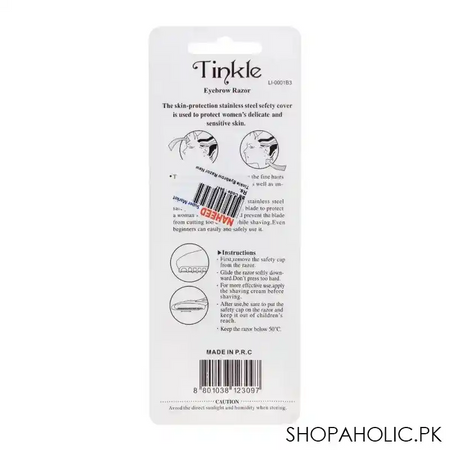 tinkle women eyebrow razor, 3 pieces image2
