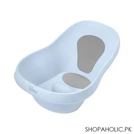 tinnies baby bath tub, small, blue, 25x17x8 inches, t041 main image