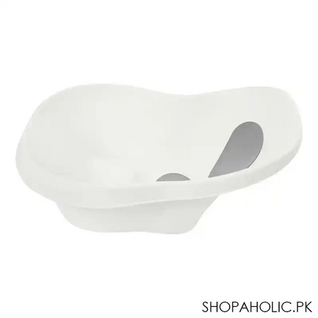 tinnies baby bath tub small, white, 25x17x8 inches, t041 image2