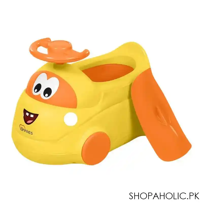 tinnies baby driver potty training chair, yellow, bp037 image2