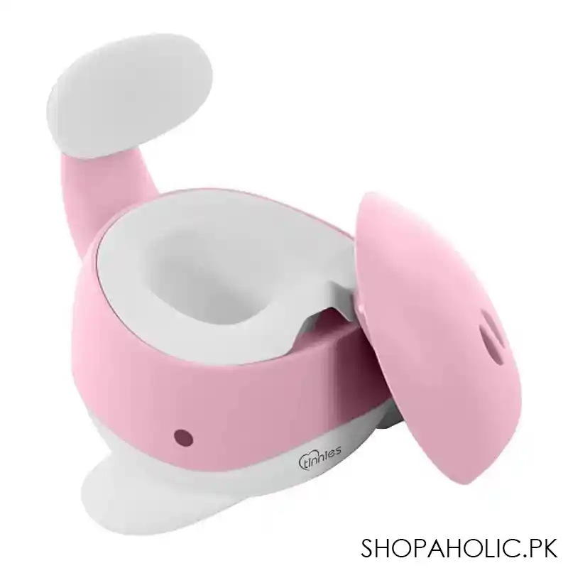 tinnies baby whale potty training chair, pink, bp033 image2
