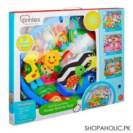 Tinnies Play Gym, For 0-12 Months, Material Polyester Fiber, Holds Upto 9 Kg, T-704 - Main Image