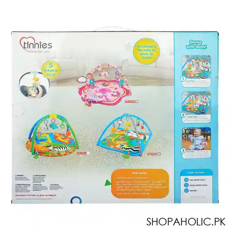 Tinnies Play Gym, For 0-12 Months, Material Polyester Fiber, Holds Upto 9 Kg, T-704 - Image 3