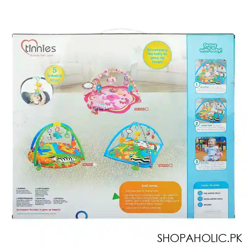 Tinnies Play Gym, For 0-12 Months, Material Polyester Fiber, Holds Upto 9 Kg, T-704 - Image 3