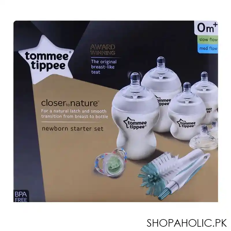 tommee tippee 0m+ newborn starter set medium flow   423553 image2