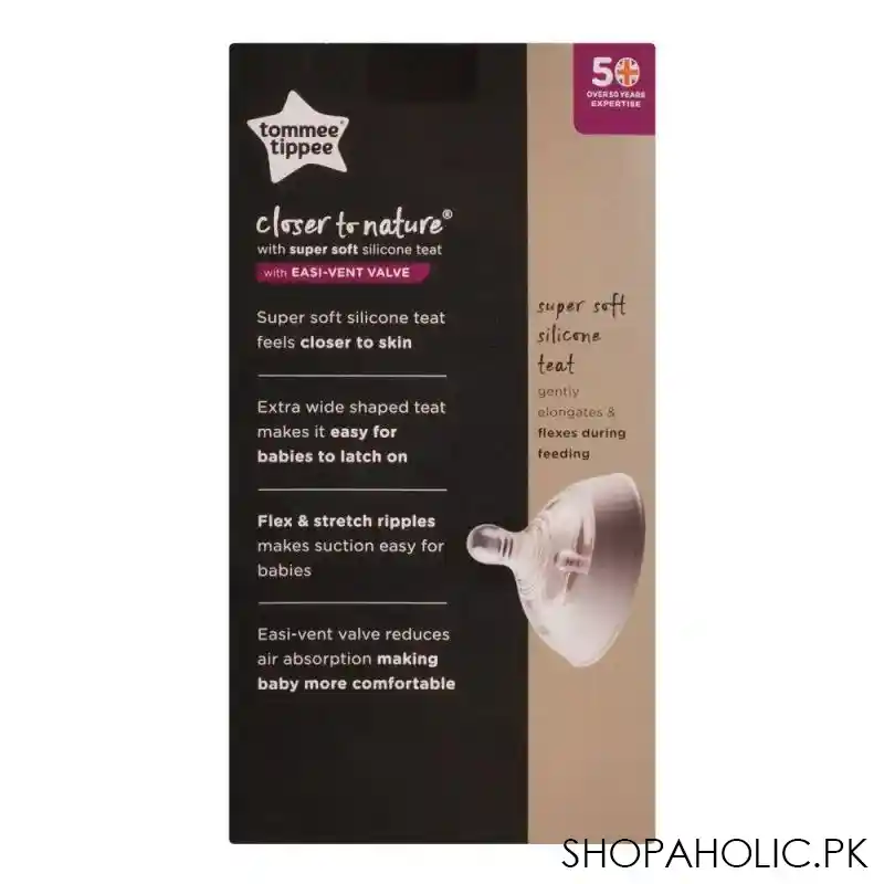 tommee tippee 3m+ medium flow feeding bottle 260ml image3