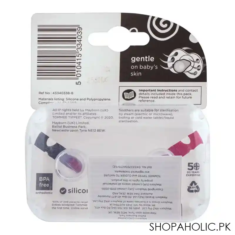 tommee tippee air style soother, 2's, 18 36m, 433403/38 image2