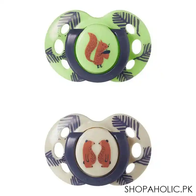 tommee tippee fun friends soother, for 18 36 months, 2 pack, 533461 main image